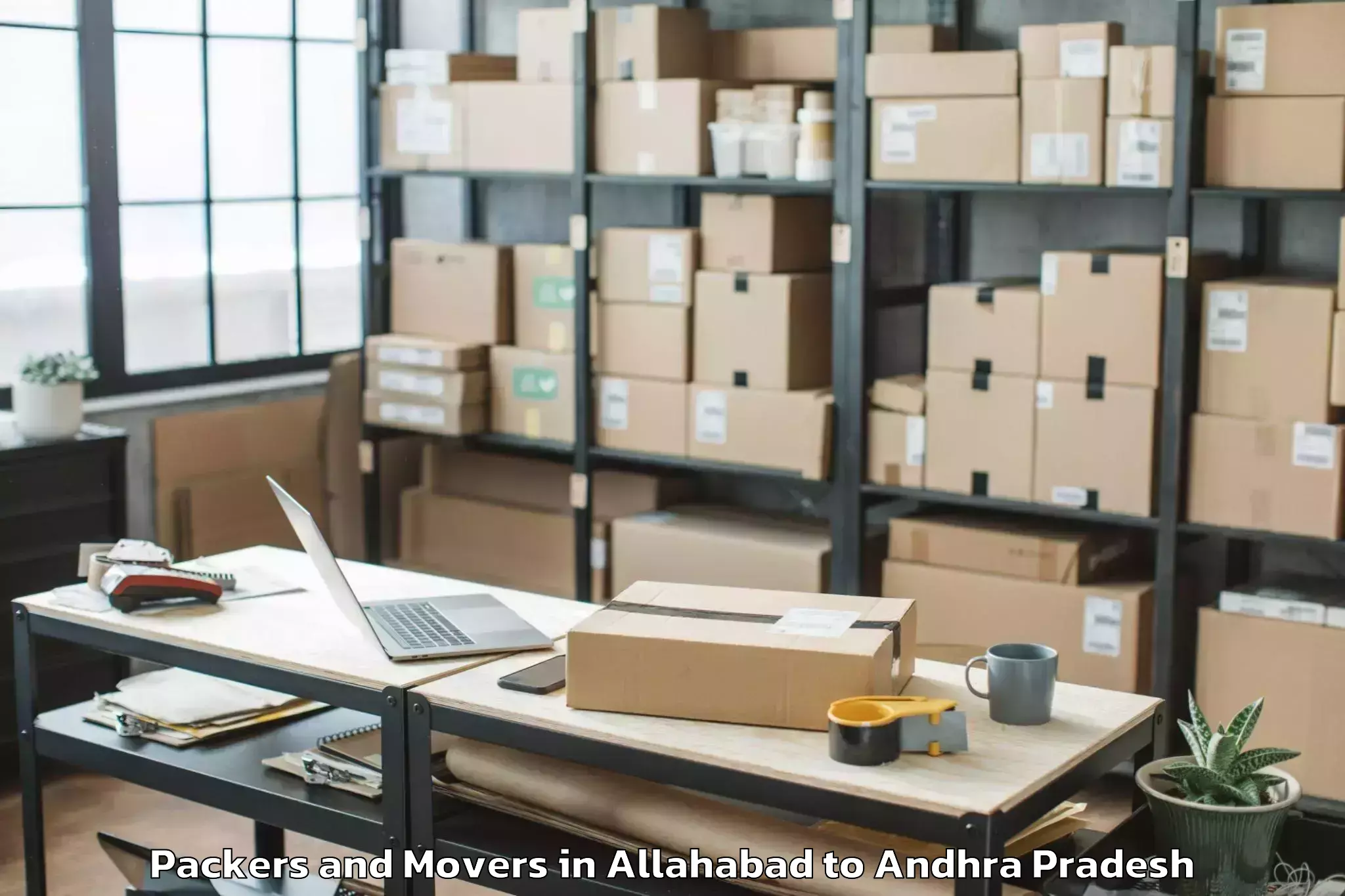 Book Your Allahabad to Chebrolu Packers And Movers Today